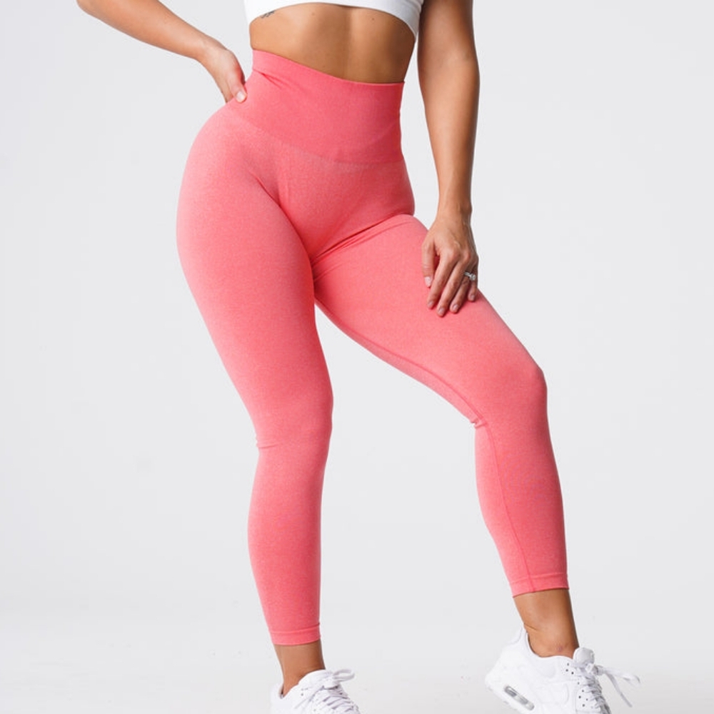 NVGTN Coral Seamless High Rise leggings Women’s size medium FLAW